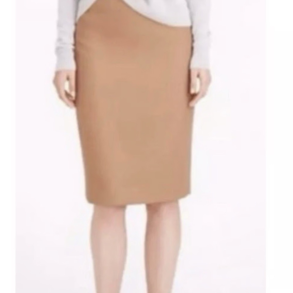 J. Crew Double Serge Pure Wool No. 2 Pencil Skirt Size 10